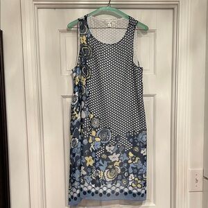 Stylish Polka Dot and Floral Dress